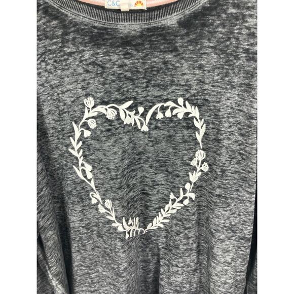 C&C California Burnout Long Sleeve Top Size 2X - Picture 6 of 8